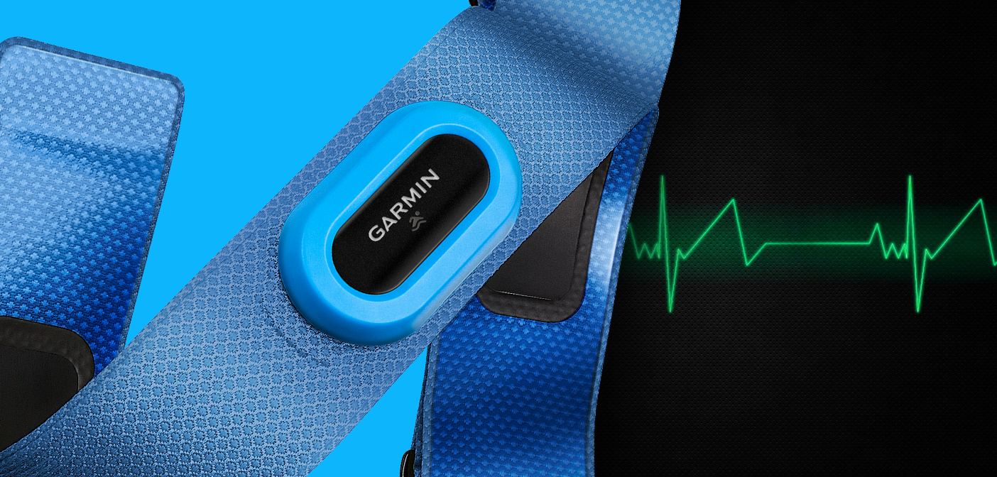 Bluetooth E Ant+ Nero/Azzurro & Garmin Hrm-Tri Fascia Cardio Per Nuoto Corsa E Ciclismo Bundel Sensore Di Cadenza Pedalata E Sensore Di Velocità Alla Ruota Rilevamento Frequenza Cardiaca