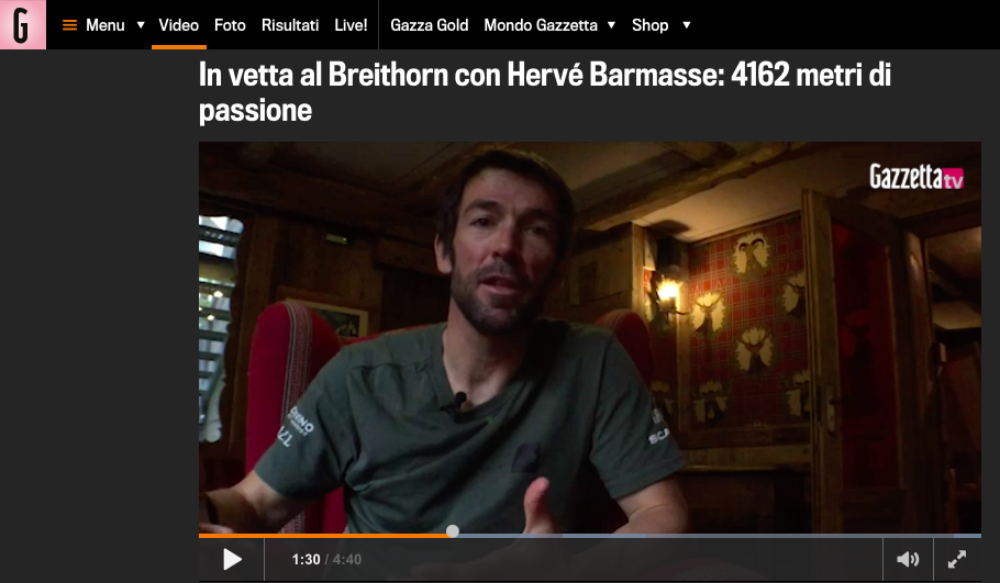 Hervé Barmasse Breithorn