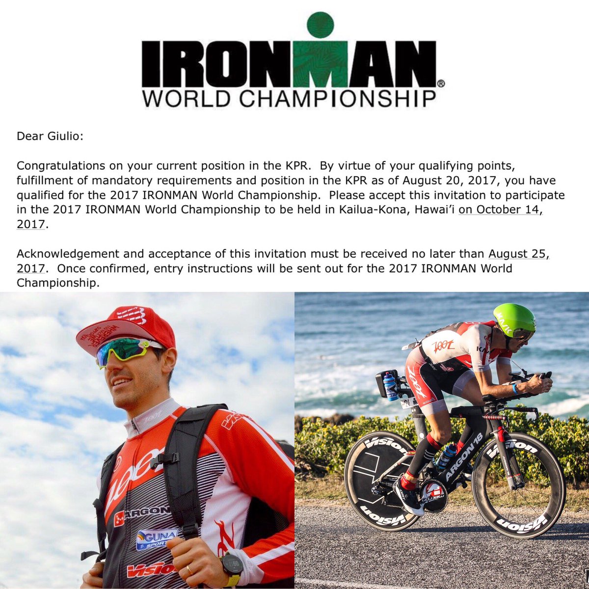 Giulio Molinari a Kona