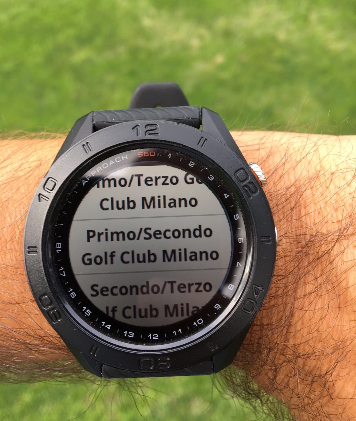 Garmin Approach S60 Alberto Giolla Garmin Approach S60 Alberto Giolla