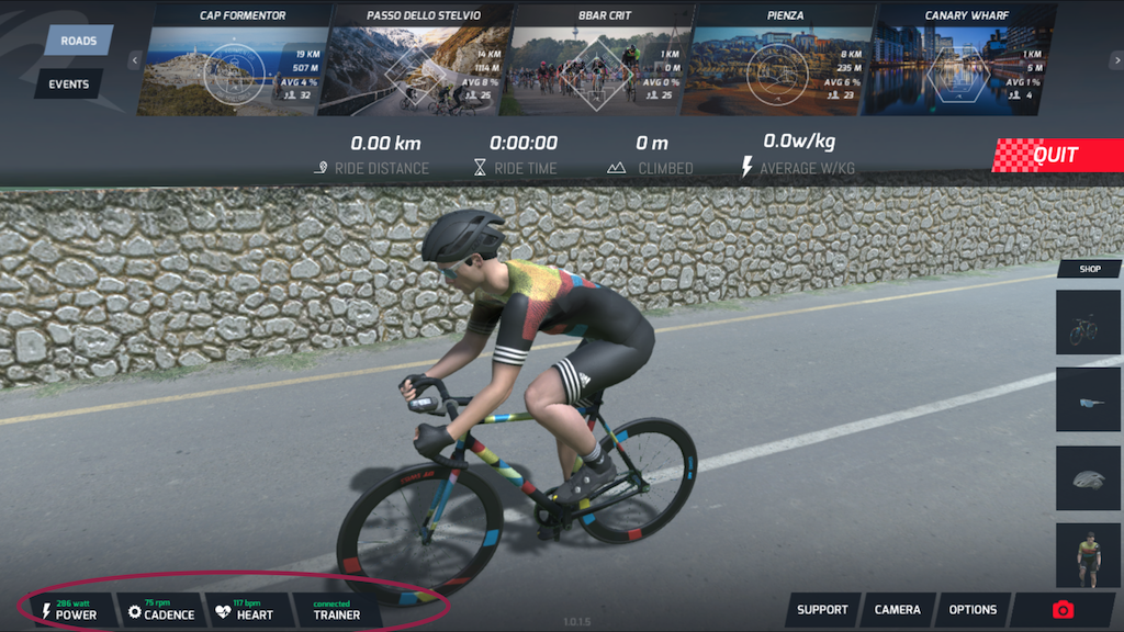 Sensori Garmin connessi a RGT