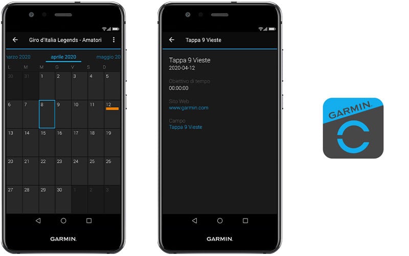 giro leggends calendario garmin connect