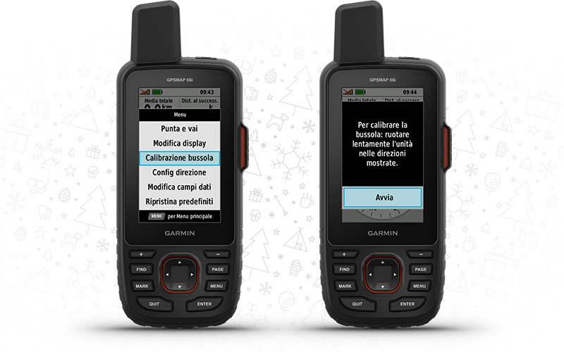 calibrare bussola garmin gpsmap