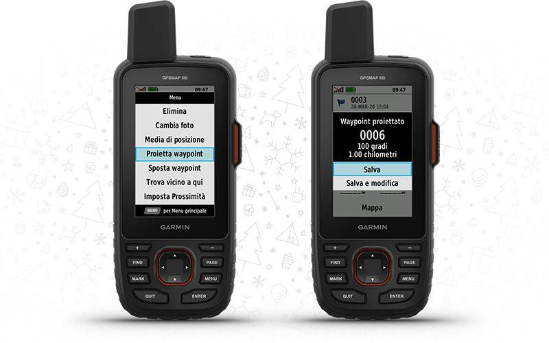 proietta waypoint garmin