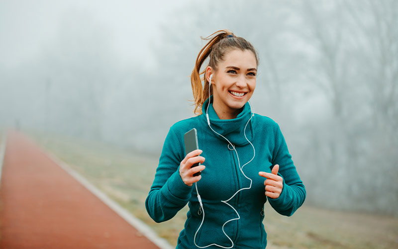 correre con lo smartphone