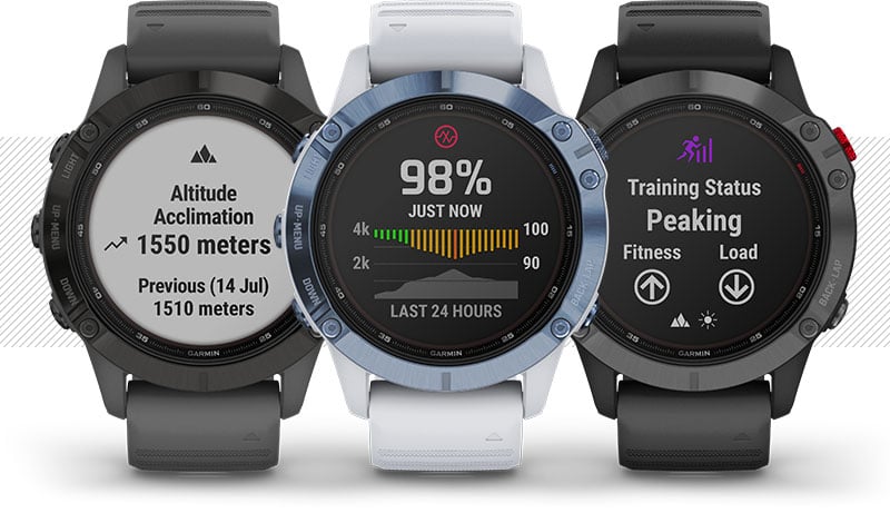 fenix 6 solar acclimatazione