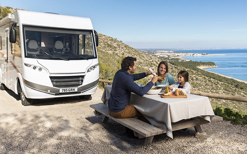 vantaggi di viaggiare in camper