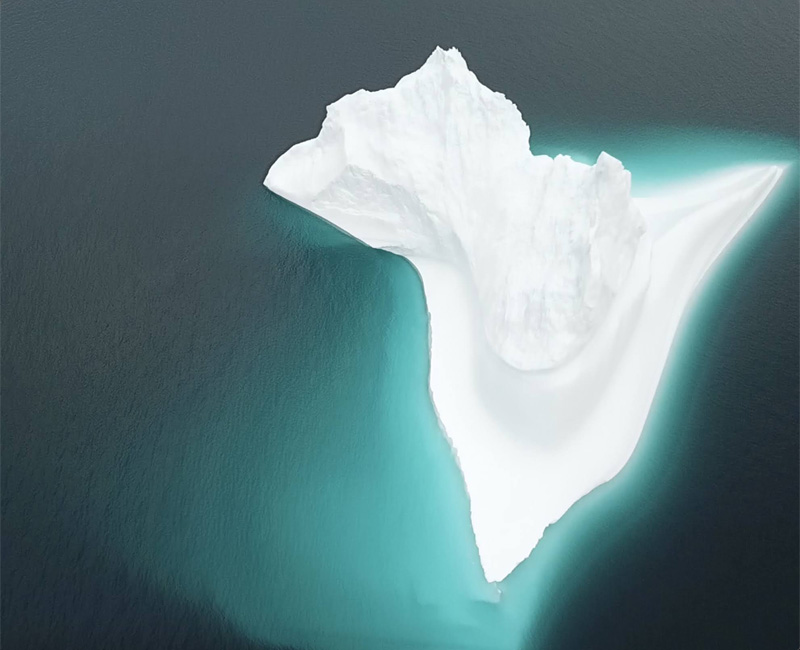 iceberg alaska e canada