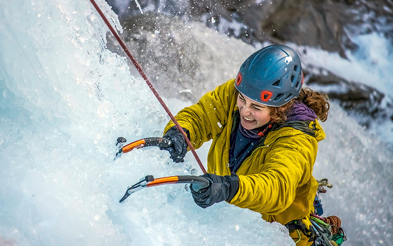 ice climbing