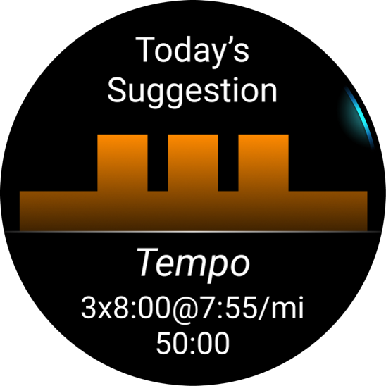 Tempo screen